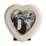 FRAME PHOTO HEART CREAM  6"