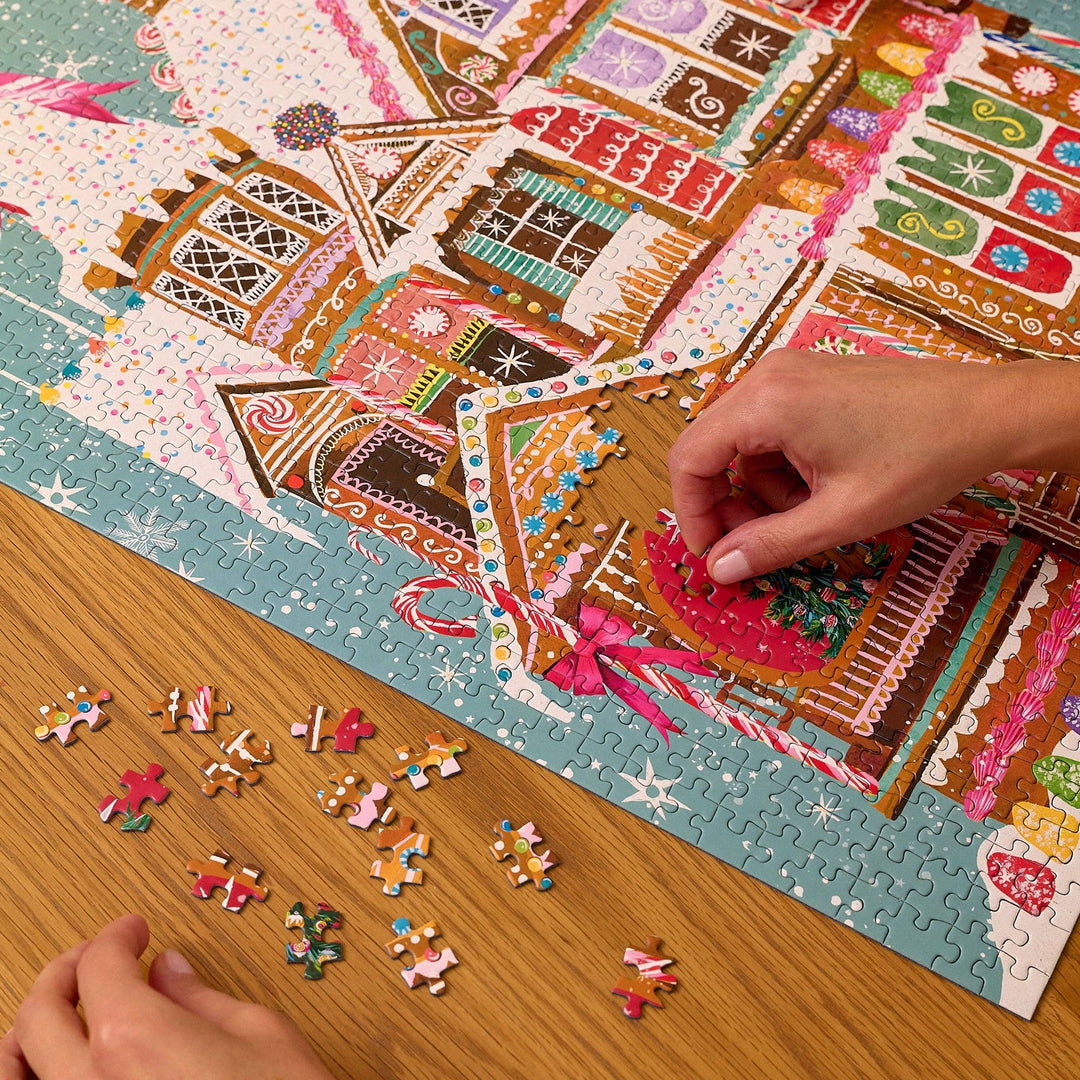 PUZZLE GINGERBREAD HOUSE 1000 PIECE