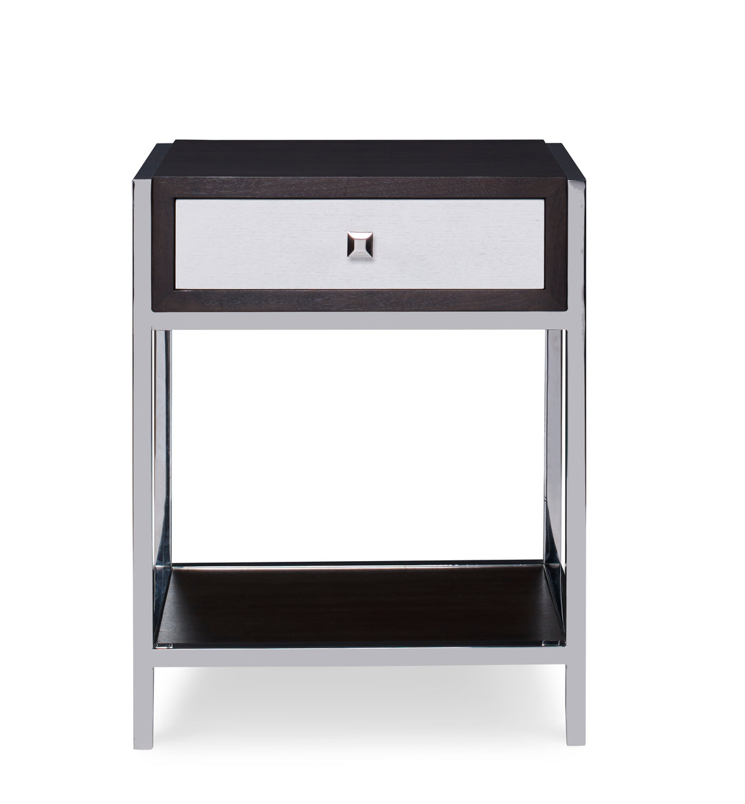 ARIA NIGHTSTAND - BROWNSTONE/OXFORD WHITE