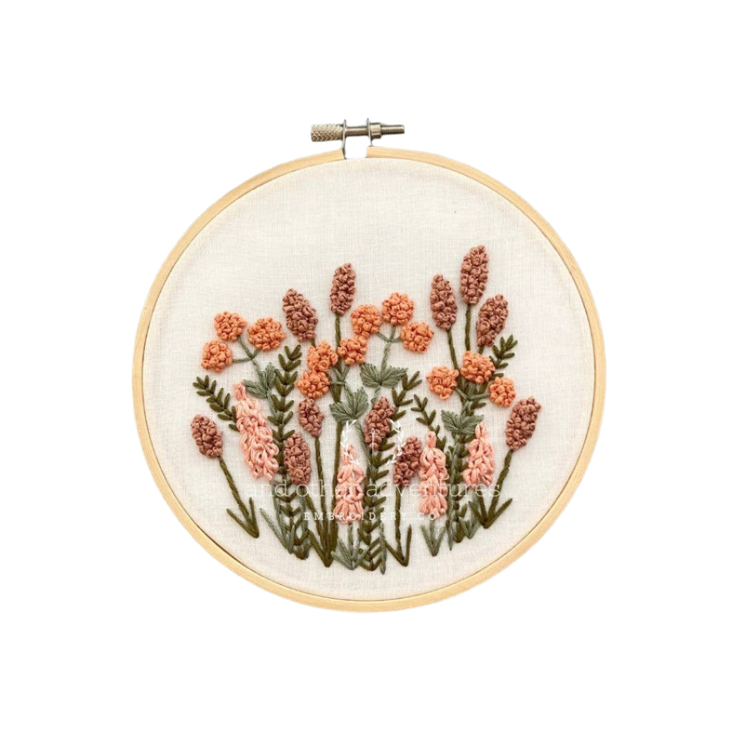 EMBROIDERY KIT AVONLEA IN TERRACOTTA