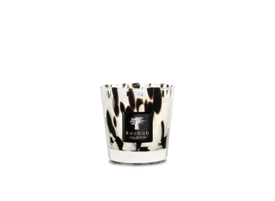 CANDLE PEARLS BLACK