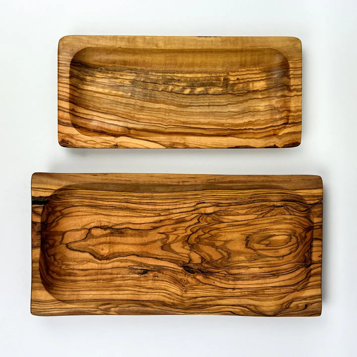 PLATE OLIVE WOOD RECTANGULAR