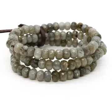 BRACELET FACETED LABRADORITE