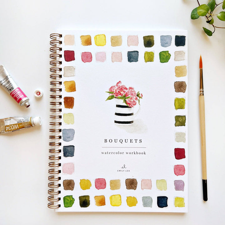 WORKBOOK WATERCOLOR BOUQUETS