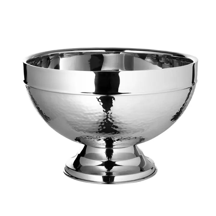ICE TUB/PUNCH BOWL SMOOTH STAINLESS STEEL SILVER
