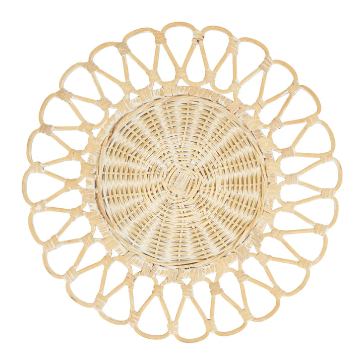 PLACEMAT TWISTED RATTAN  15''