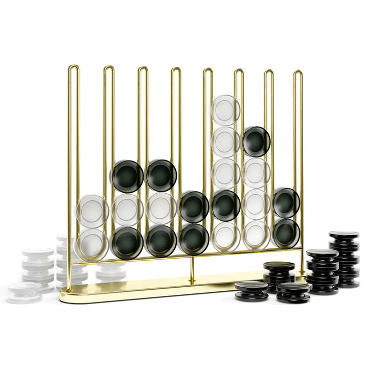 GAME STAX 4 IN A ROW BRASS