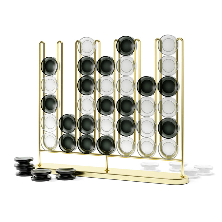 GAME STAX 4 IN A ROW BRASS
