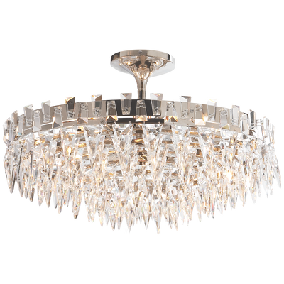 FLUSH MOUNT CRYSTAL LIGHT (Available in 2 Finishes)