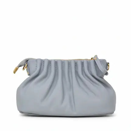 CLUTCH AND CROSSBODY BAGGENUINE ITALIAN LEATHER WITH CHAIN