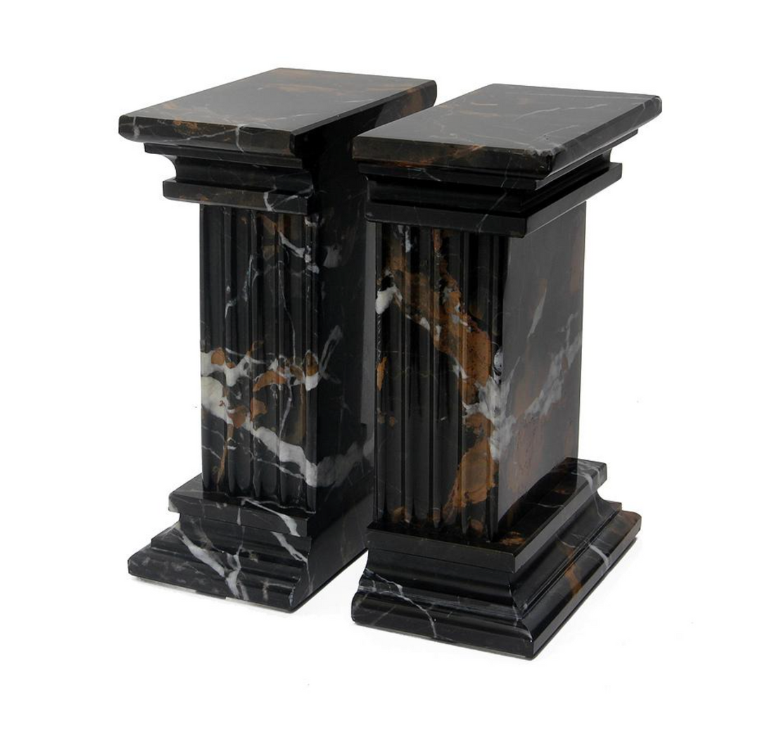BOOKENDS MARBLE COLUMNS