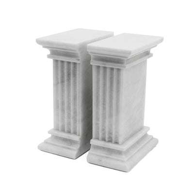 BOOKENDS MARBLE COLUMNS (Available in 2 Colors)