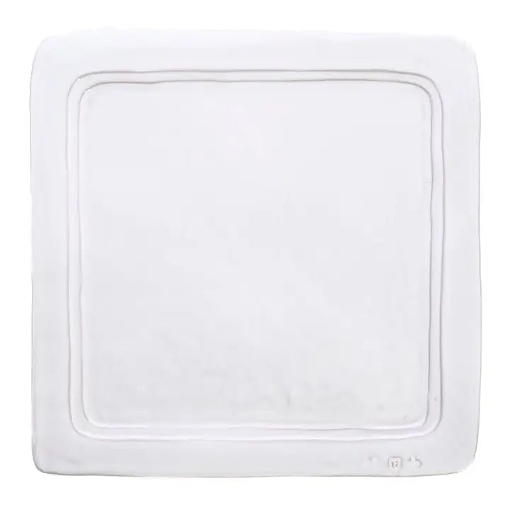 PLATTER SQUARE WHITE