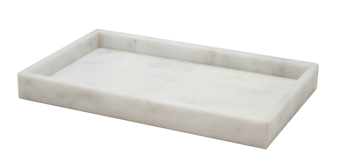 BATH COLLECTION MYRTUS PEARL WHITE MARBLE