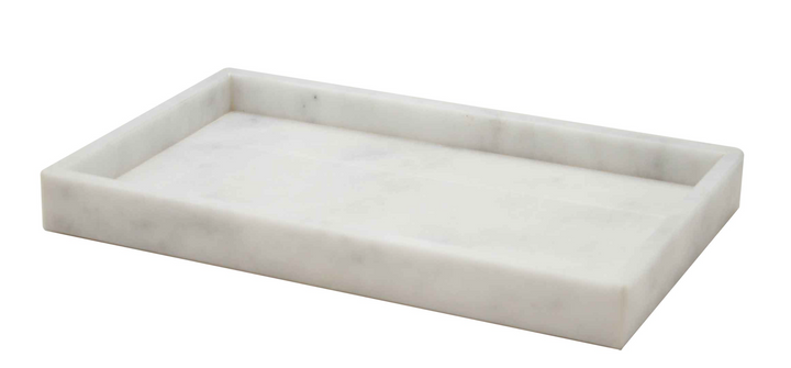 BATH COLLECTION MYRTUS PEARL WHITE MARBLE