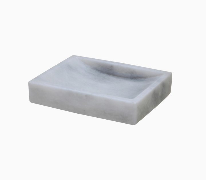 BATH COLLECTION MYRTUS PEARL WHITE MARBLE