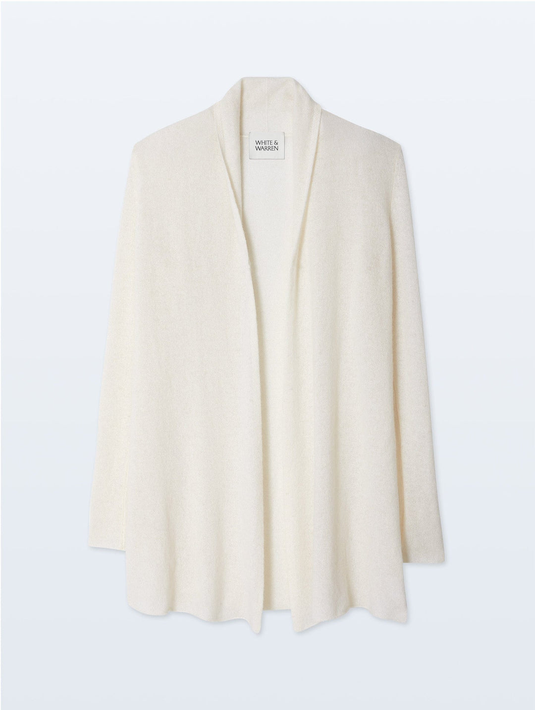 CARDIGAN CASHMERE TRAPEZE SOFT WHITE
