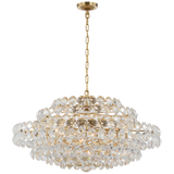 CHANDELIER SANGER BRASS LG SO