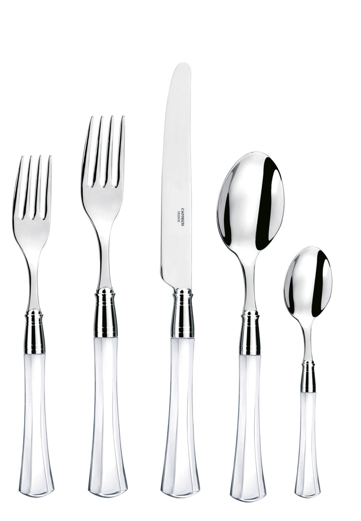 FLATWARE 5-PIECE SET CLEAR #12765