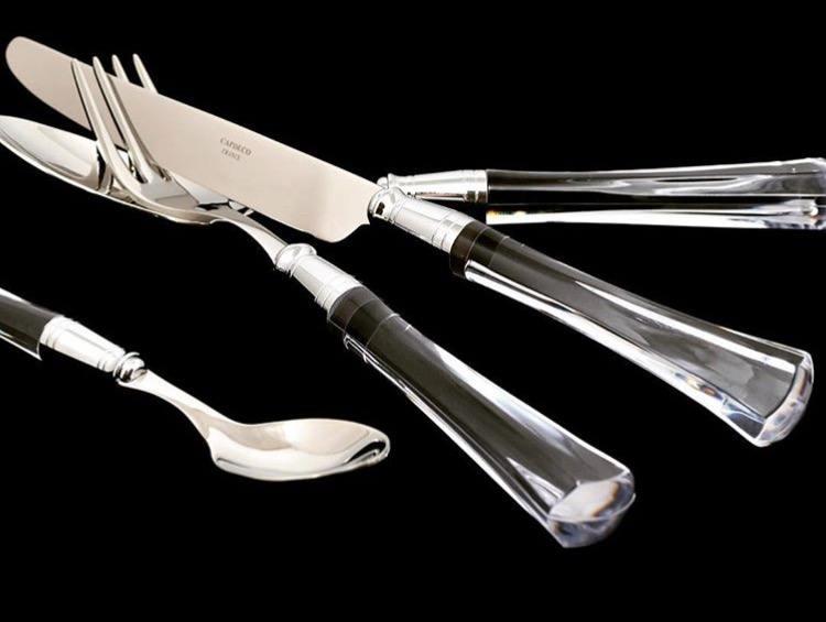 FLATWARE 5-PIECE SET CLEAR #12765