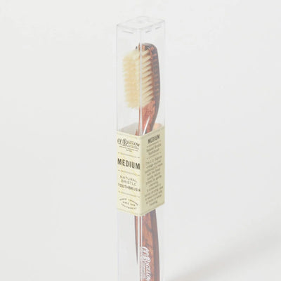 TOOTHBRUSH NATURAL BRISTLE TORTOISE
