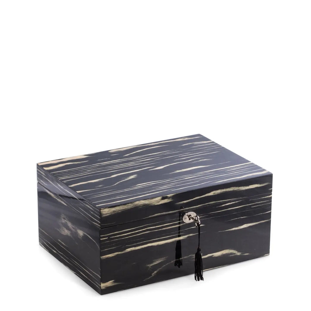 CIGAR HUMIDOR EBONY