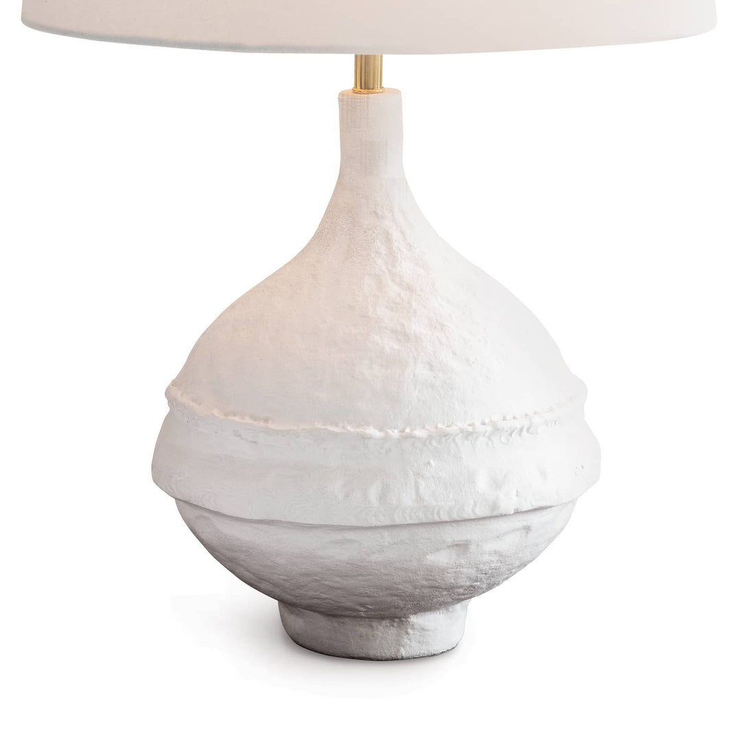 TABLE LAMP ROUND MATTE WHITE #52787