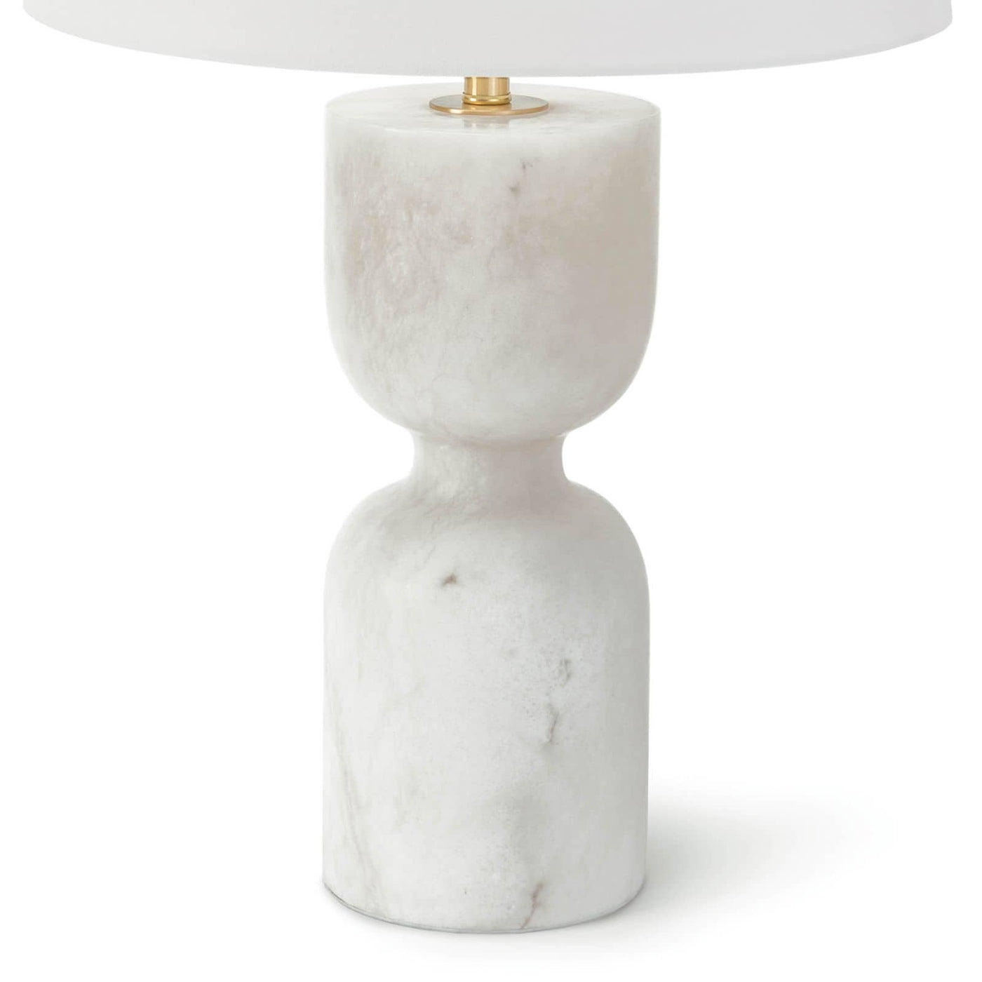 TABLE LAMP HOURGLASS ALABASTER LARGE #48096