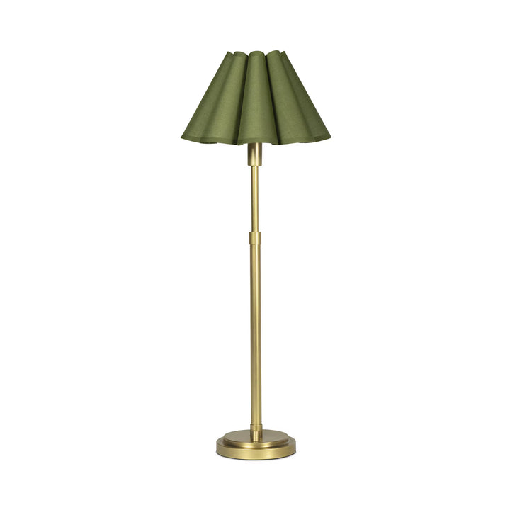 BUFFET LAMP NATURAL BRASS OLIVE