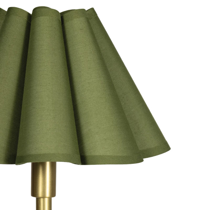 BUFFET LAMP NATURAL BRASS OLIVE