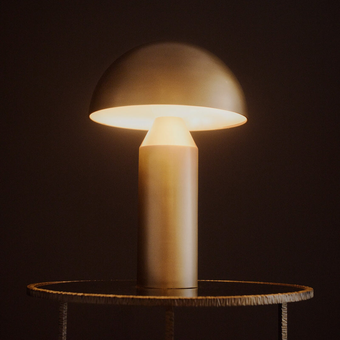 TABLE LAMP NATURAL BRASS