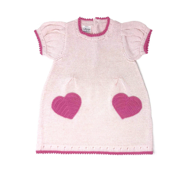 DRESS HEART POCKET PINK