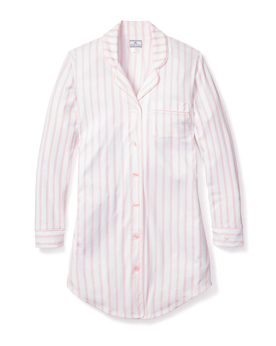 NIGHTSHIRT PIMA PINK STRIPE