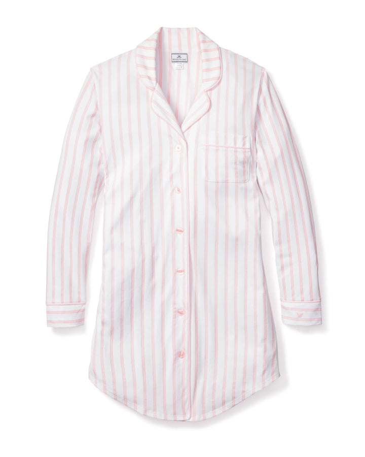 NIGHTSHIRT PIMA PINK STRIPE
