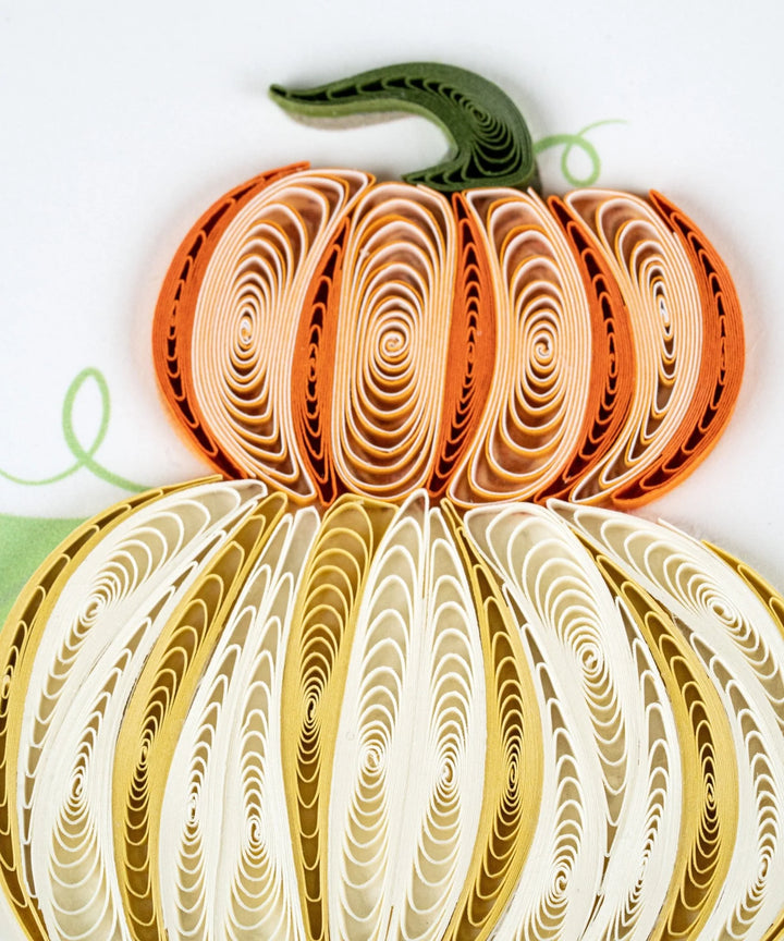 GREETING CARD "STACKED PUMPKINS"