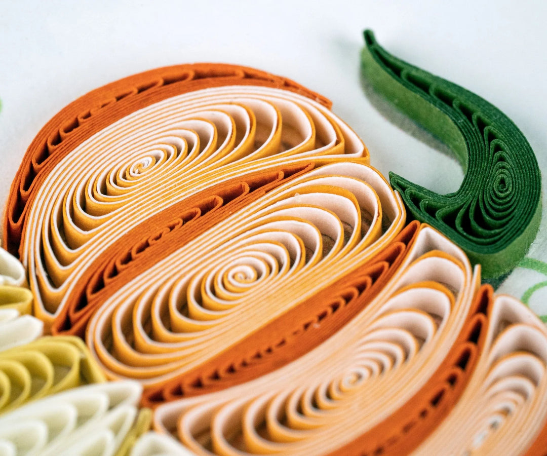 GREETING CARD "STACKED PUMPKINS"
