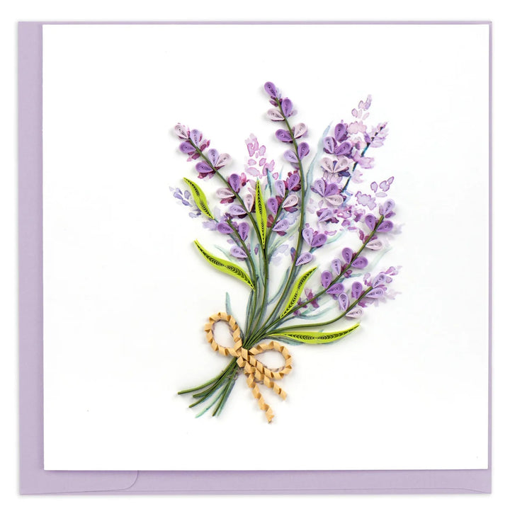 GREETING CARD "LAVENDER BUNCH"