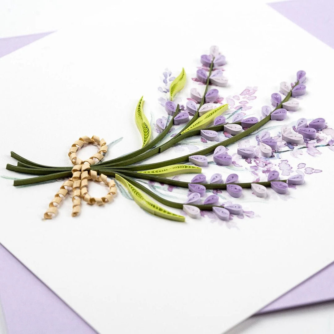 GREETING CARD "LAVENDER BUNCH"