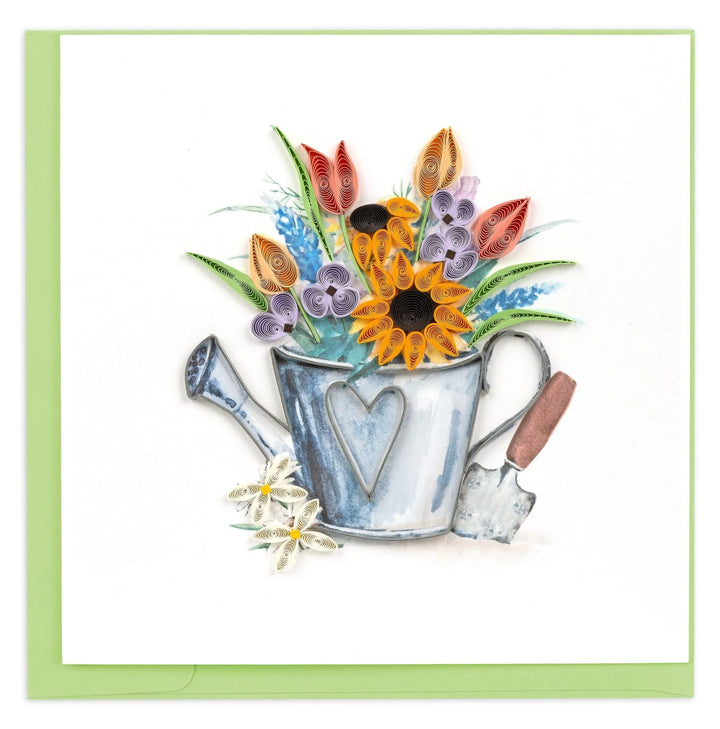 GREETING CARD "GARDEN WATERING"