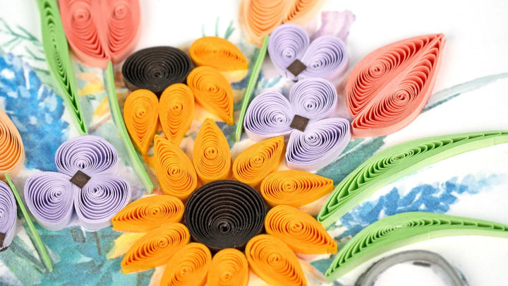 GREETING CARD "GARDEN WATERING"