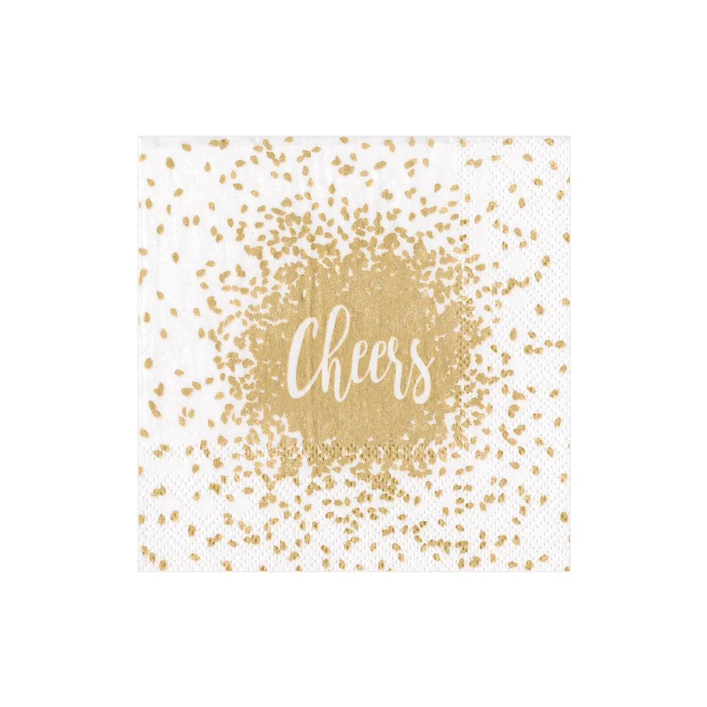NAPKIN CHEERS GOLD