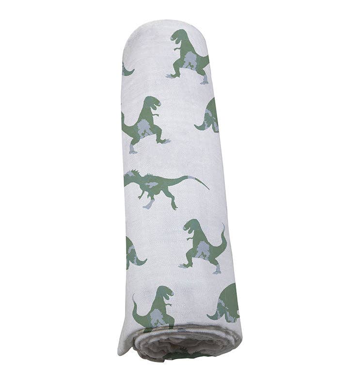 SWADDLE GRANITE GREEN DINOSAURS