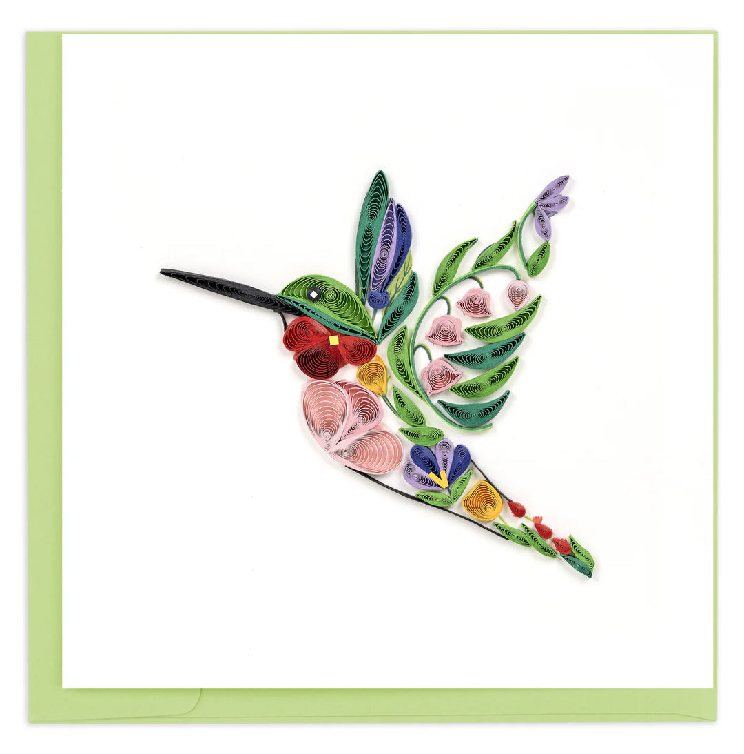 GREETING CARD "FLORAL BIRD"