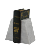 BOOKENDS MARBLE PEARL WHITE