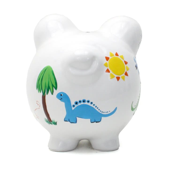 BANK PIGGY DINOSAURS & DRAGONFLIES LARGE