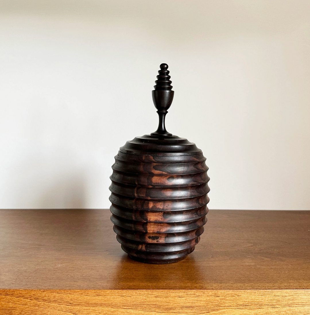 VESSEL EBONY WOOD MATO