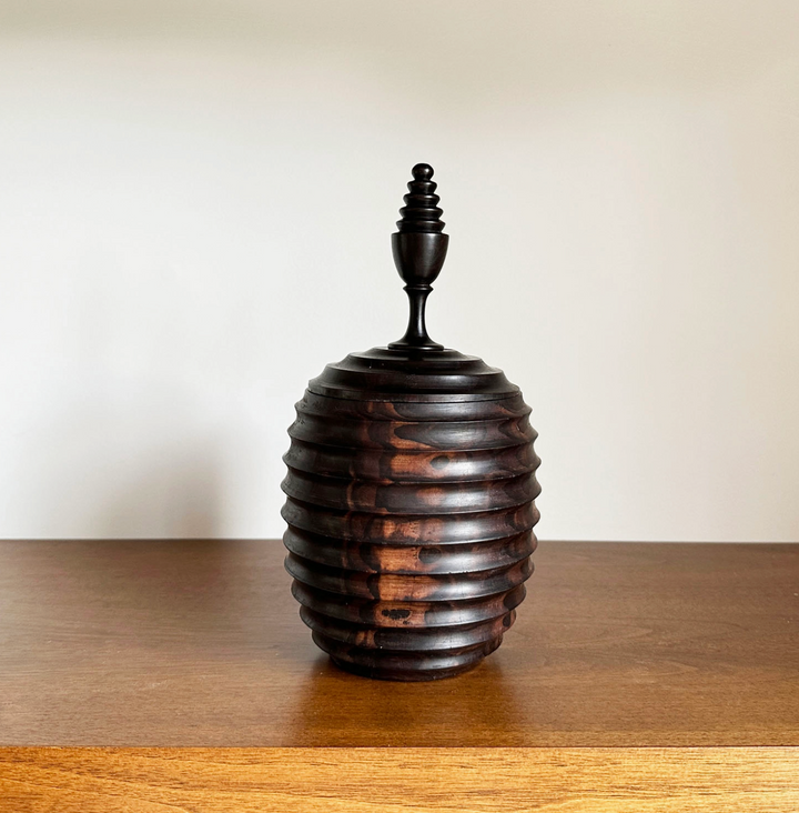 VESSEL EBONY WOOD MATO