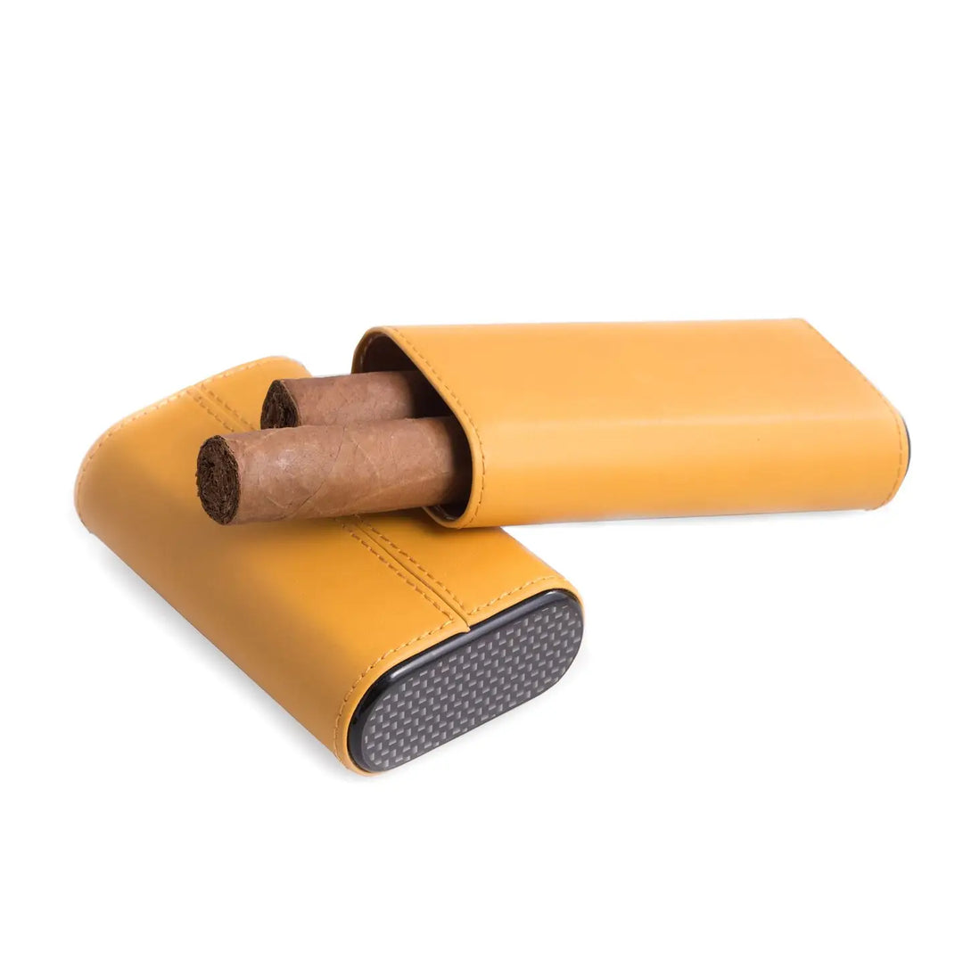 CIGAR CASE YELLOW