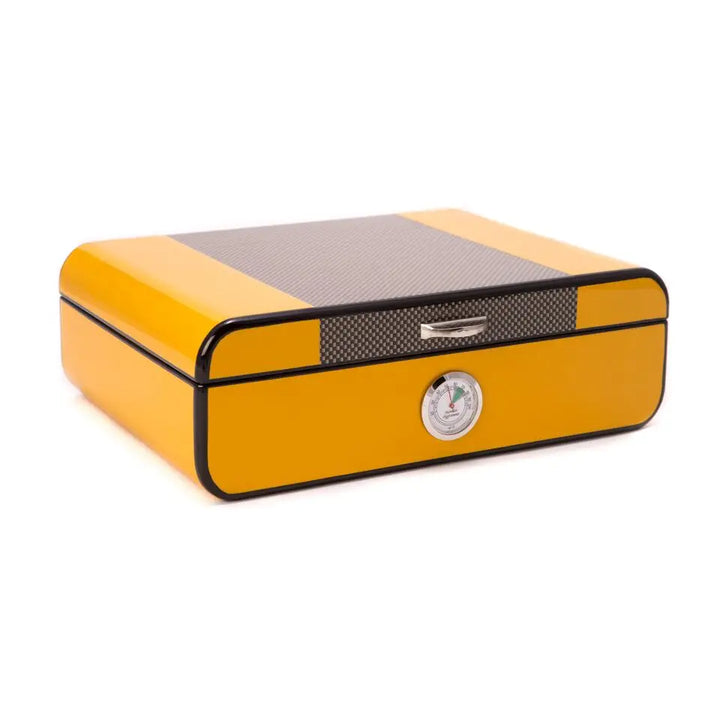 CIGAR HUMIDOR YELLOW