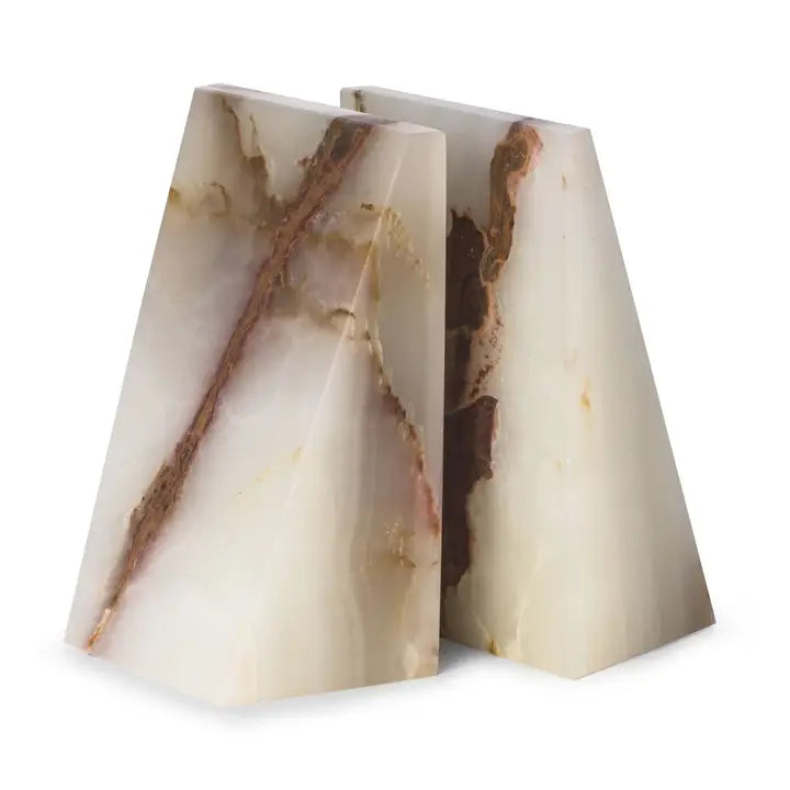 BOOKENDS ONYX MARBLE